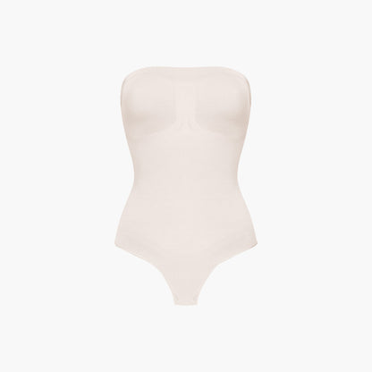 Trägerloser Bodysuit Sculpting Shapewear mit String