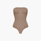 Trägerloser Bodysuit Sculpting Shapewear mit String