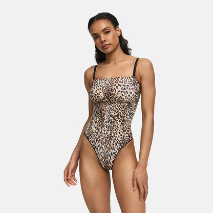 Trägerloser Bodysuit Sculpting Shapewear mit String