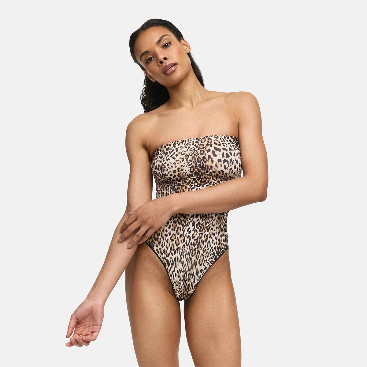 Trägerloser Bodysuit Sculpting Shapewear mit String