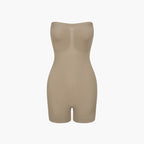 Trägerloser Bodysuit Sculpting Shapewear mit Shorts