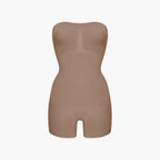 Trägerloser Bodysuit Sculpting Shapewear mit Shorts