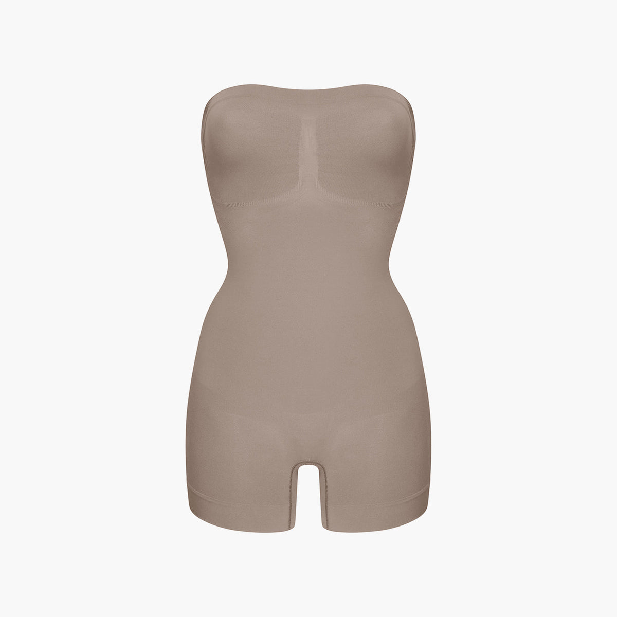Trägerloser Bodysuit Sculpting Shapewear mit Shorts