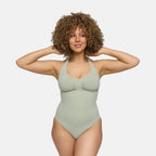 Neckholder Bodysuit mit Slip