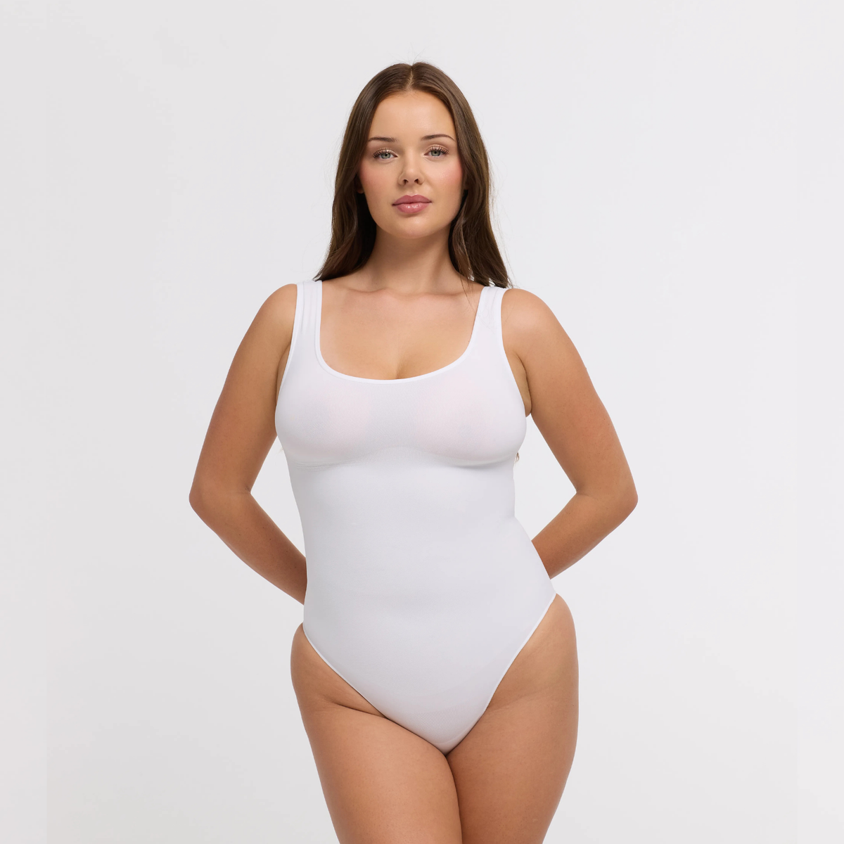Clean Tank Sculpting Bodysuit with Slip