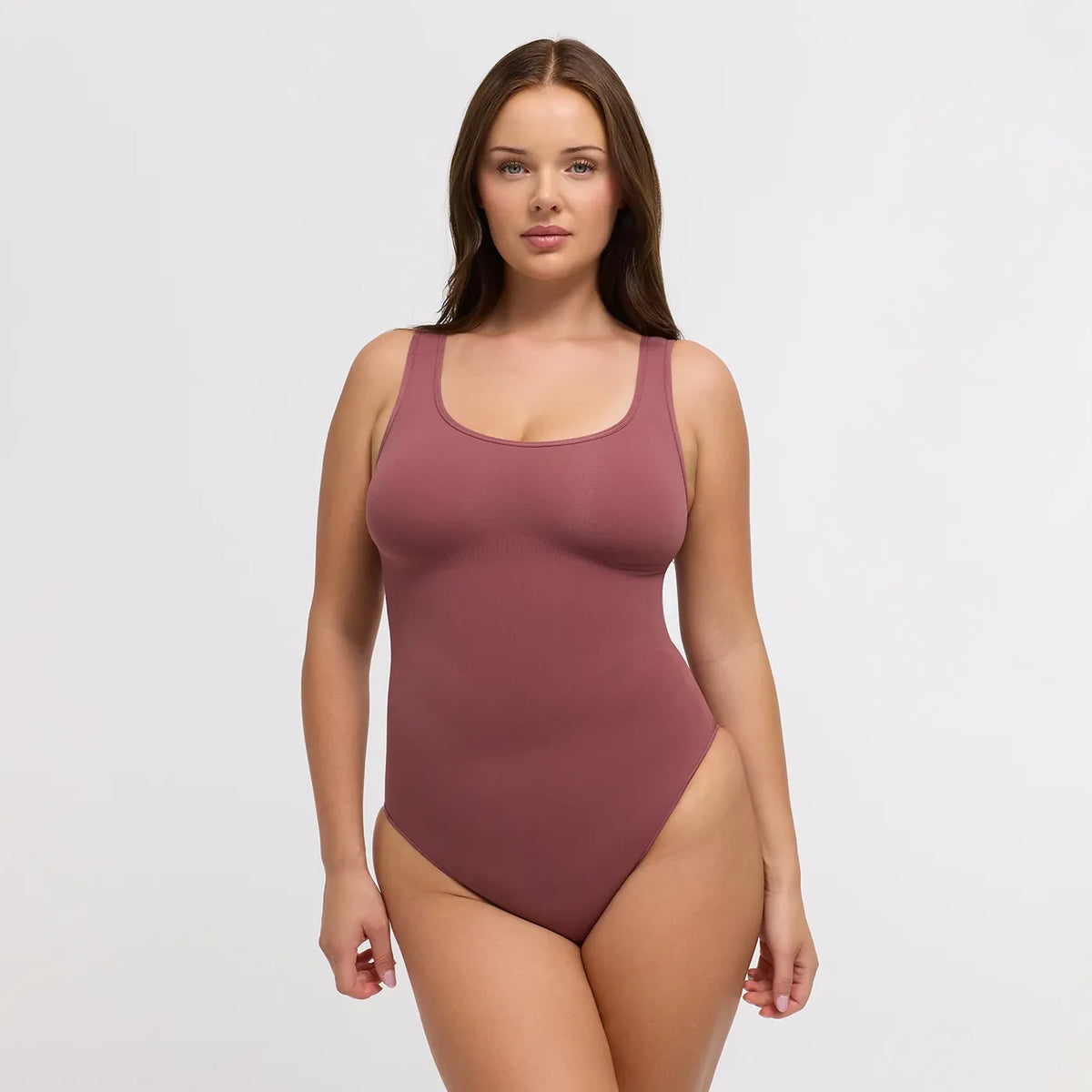 Clean Tank Sculpting Bodysuit with Slip