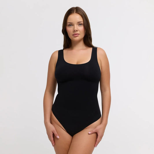 Clean Tank Sculpting Bodysuit with String