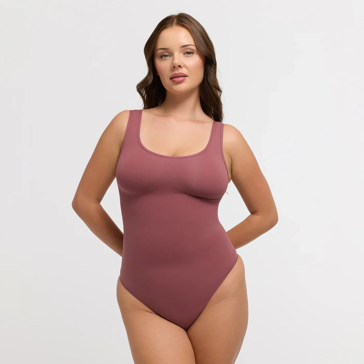 Clean Tank Sculpting Bodysuit with String