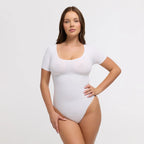 Clean Tshirt Sculpting Bodysuit with Slip