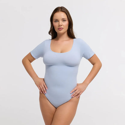 Clean Tshirt Sculpting Bodysuit with String