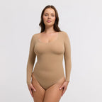 Clean Longsleeve Sculpting Bodysuit with String