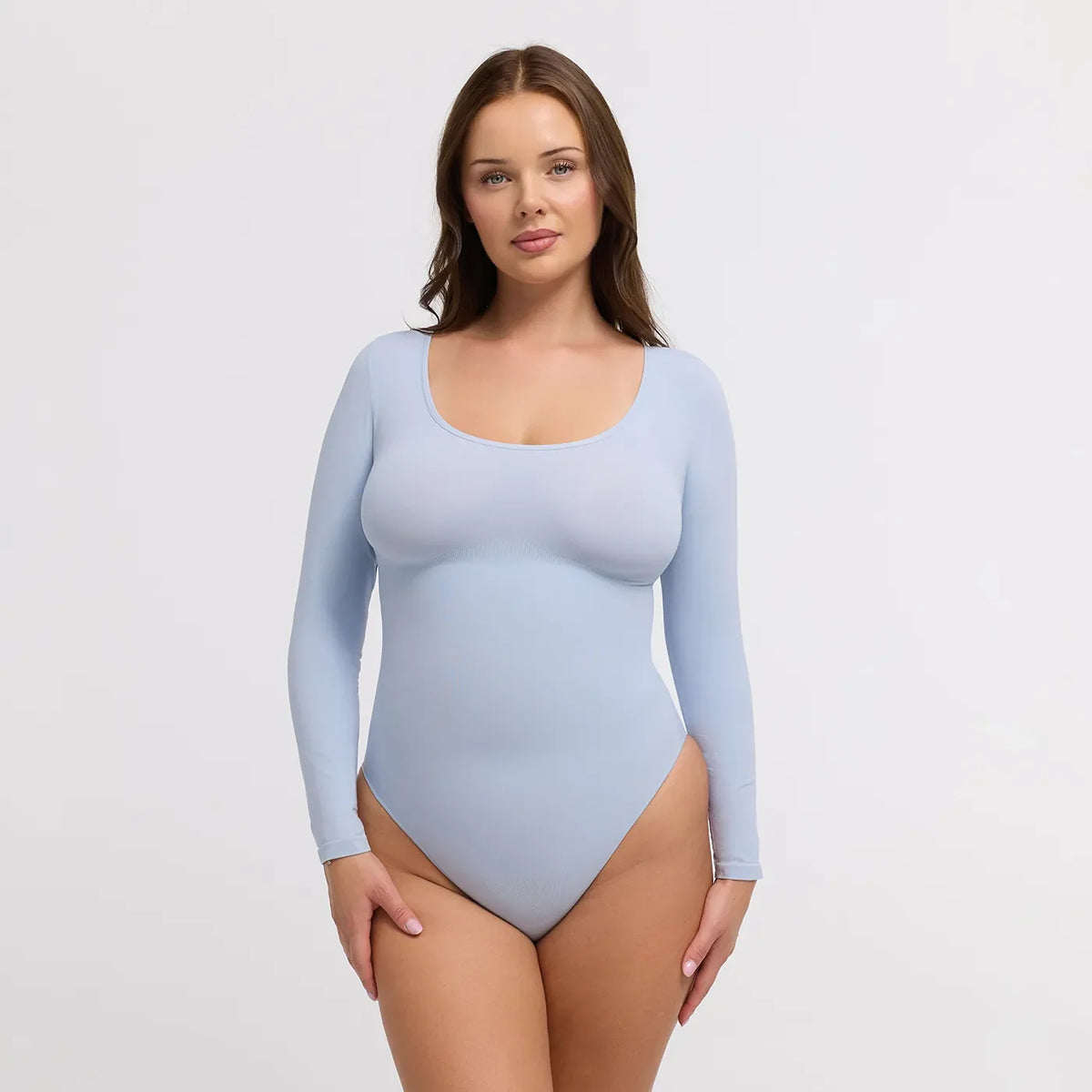 Clean Longsleeve Sculpting Bodysuit with String