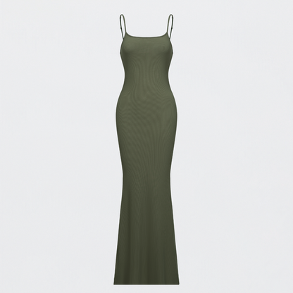 Ribbed Cami Maxikleid