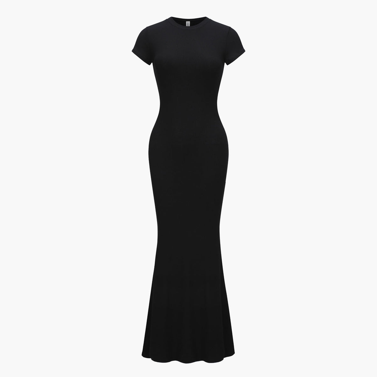 Ribbed T-Shirt Maxikleid