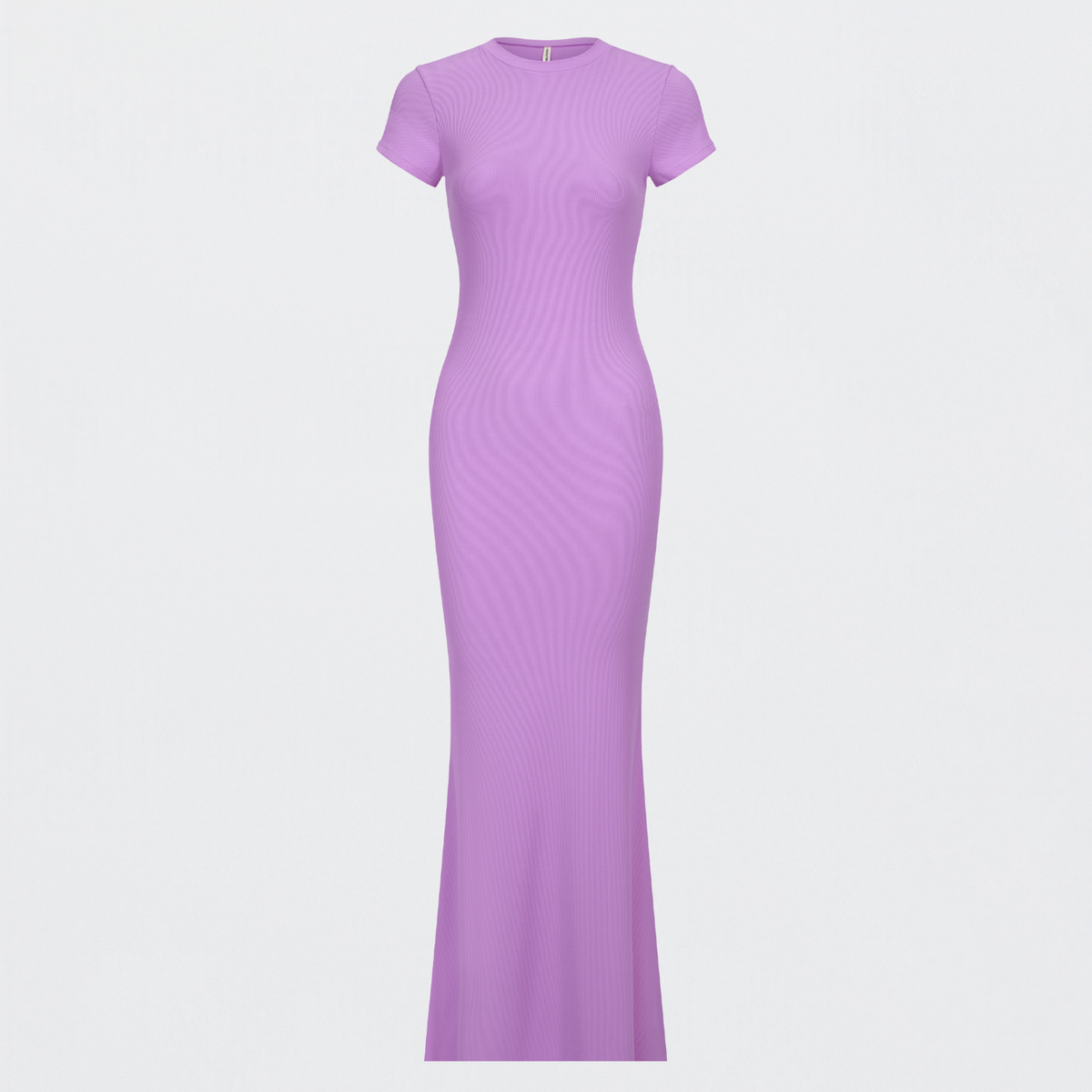 Ribbed T-Shirt Maxikleid