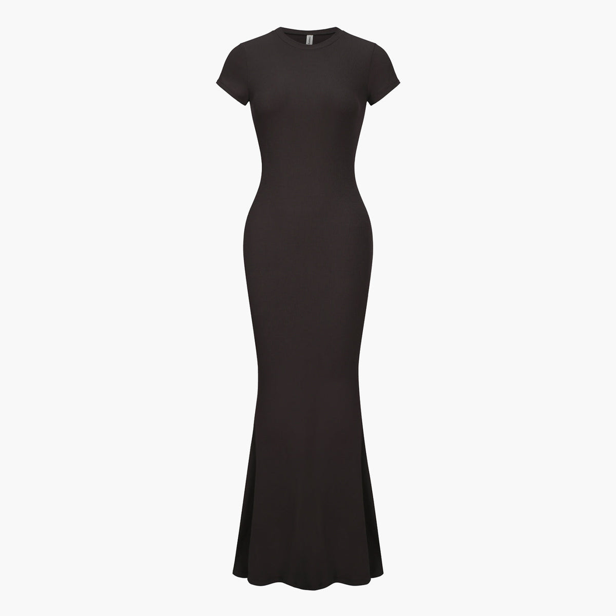 Ribbed T-Shirt Maxikleid