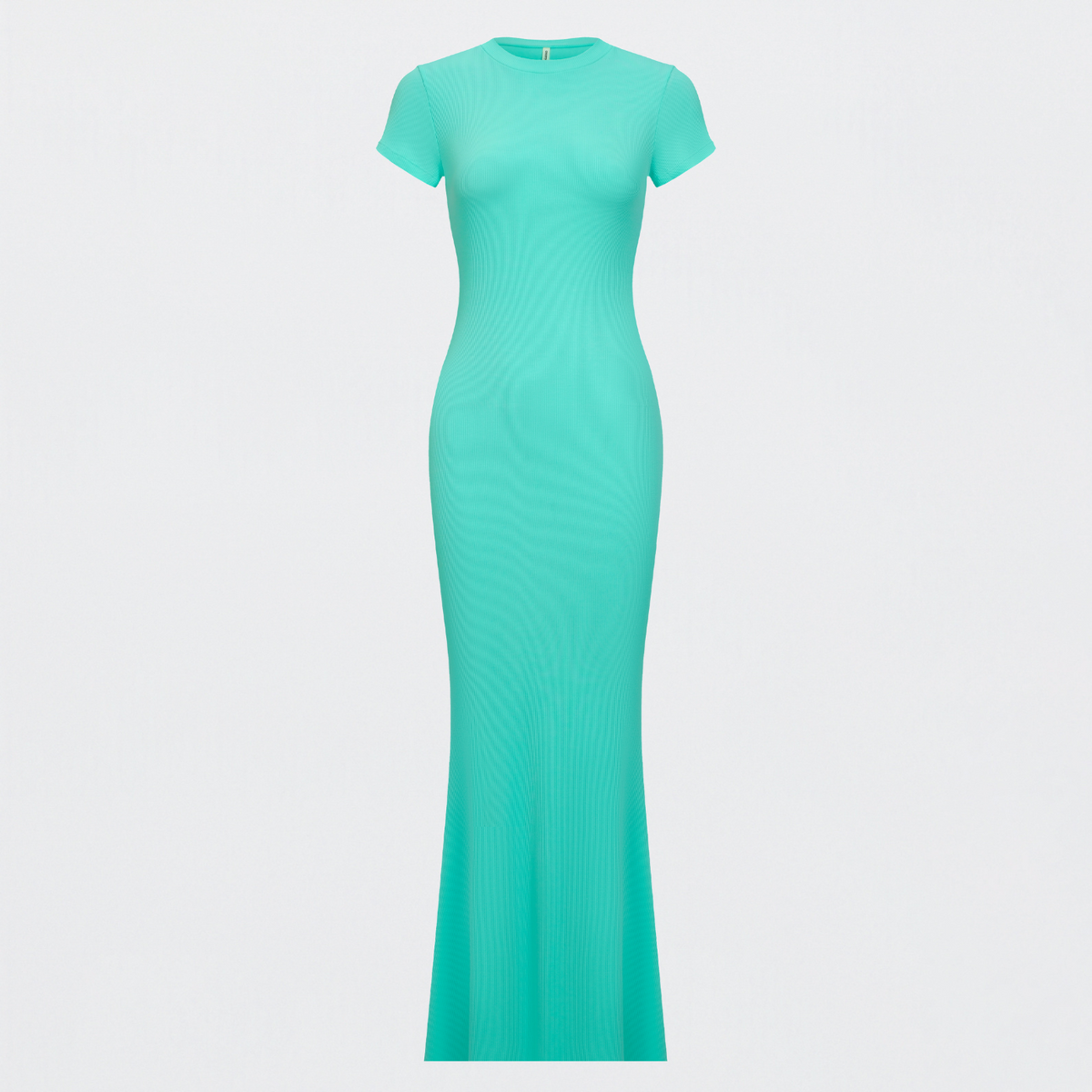 Ribbed T-Shirt Maxikleid