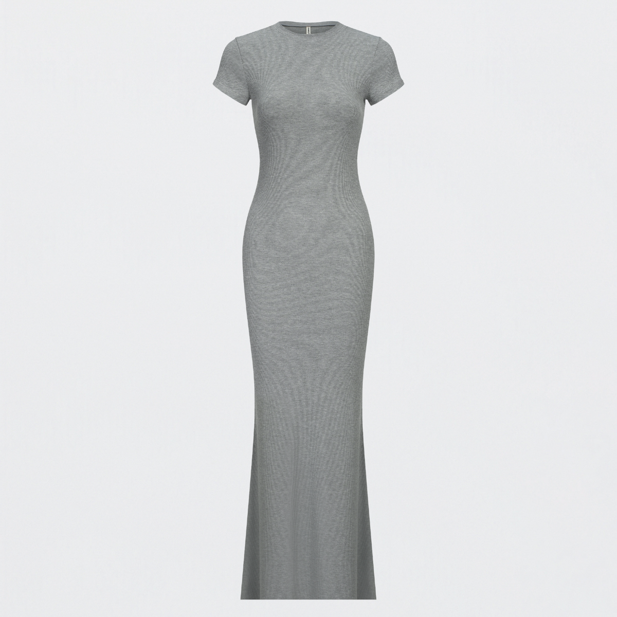 Ribbed T-Shirt Maxikleid