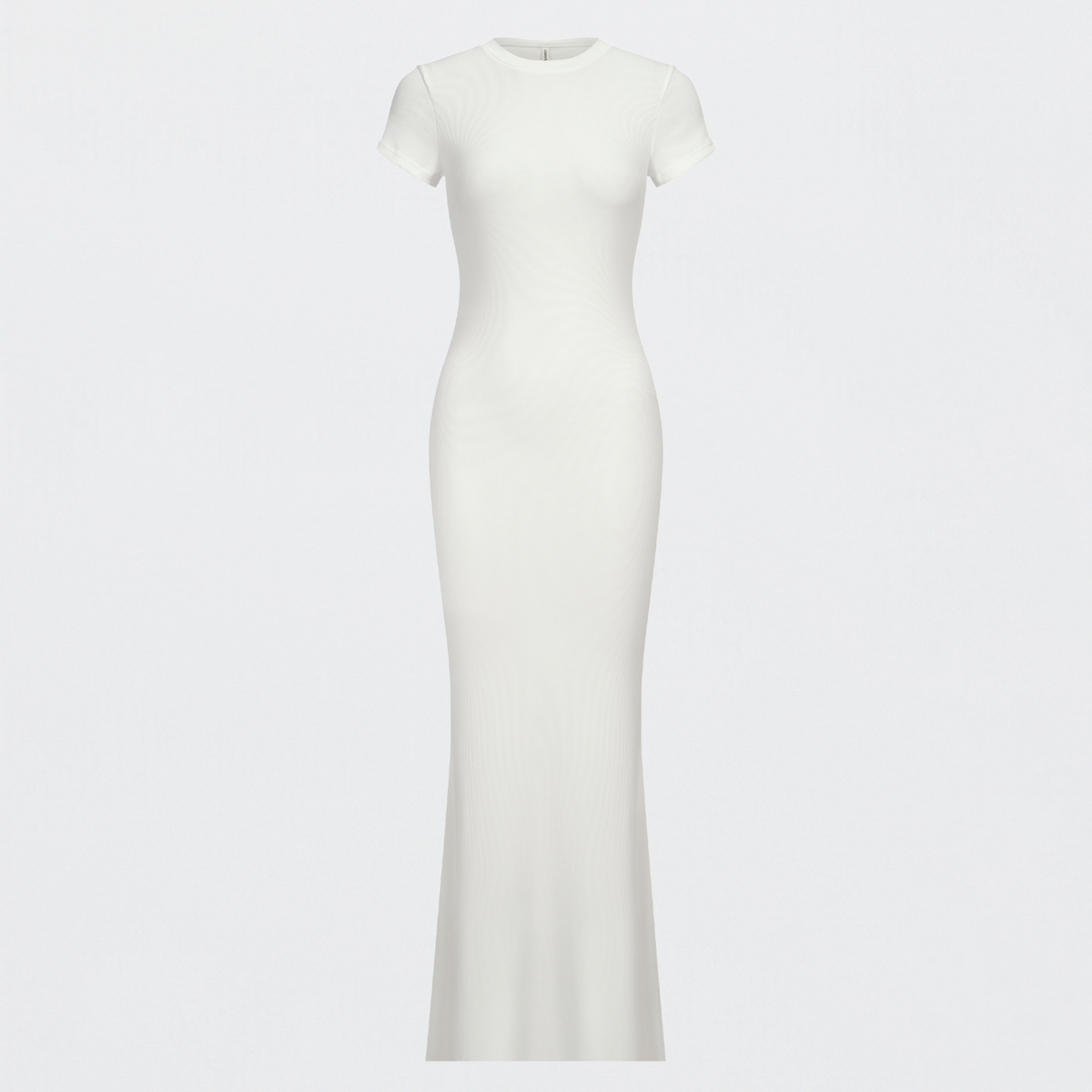 Ribbed T-Shirt Maxikleid