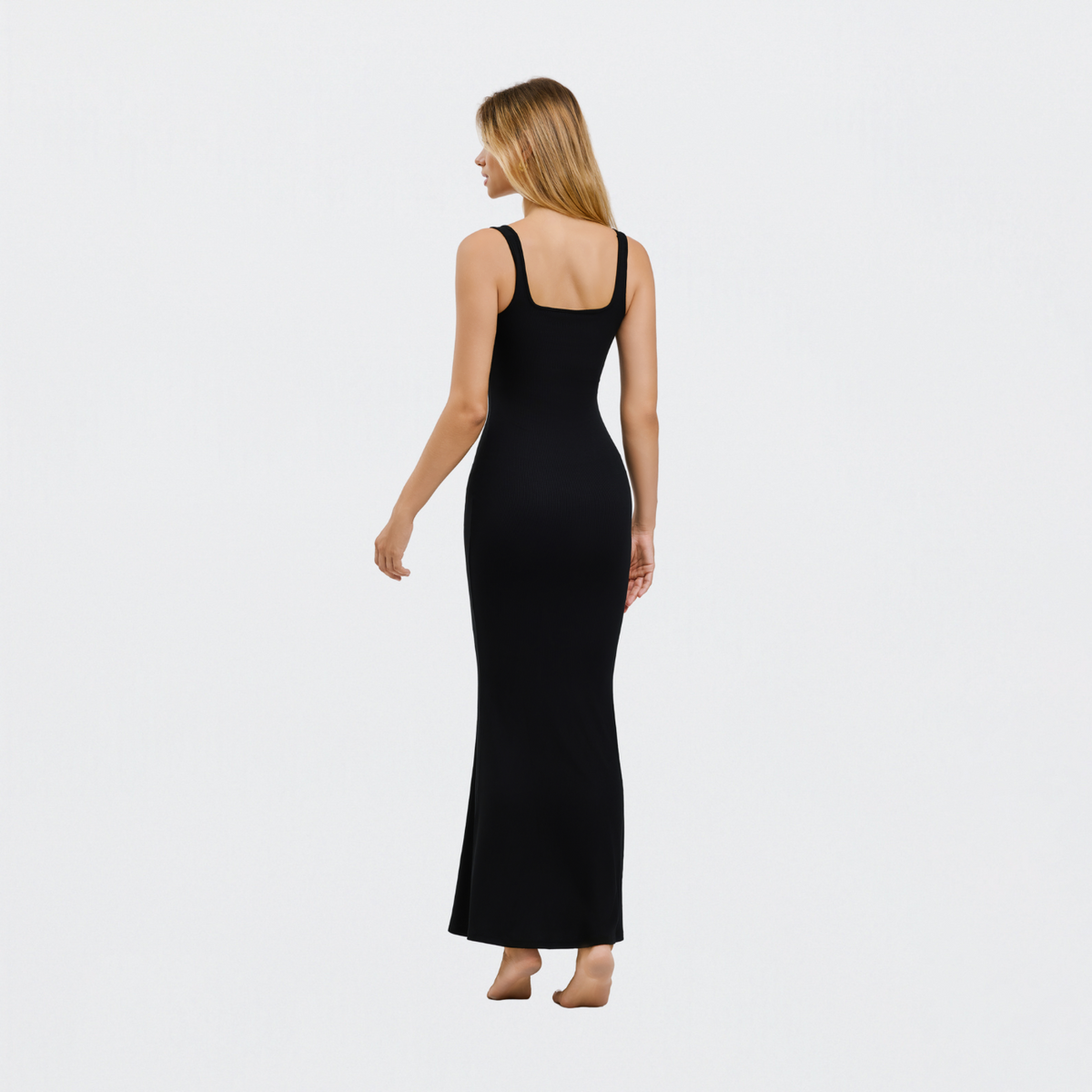 Ribbed Tank Top Maxikleid
