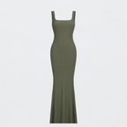 Ribbed Tank Top Maxikleid
