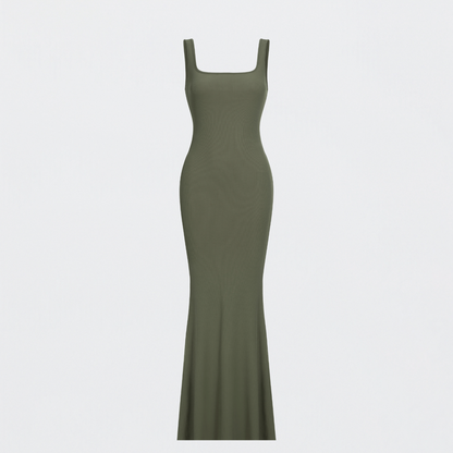 Ribbed Tank Top Maxikleid