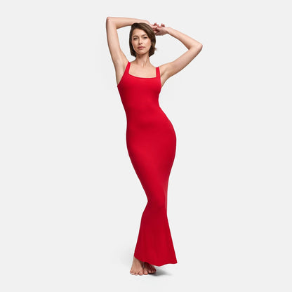 Ribbed Tank Top Maxikleid