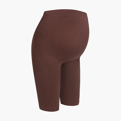 Seamless Umstandsshorts mit hohem Bund