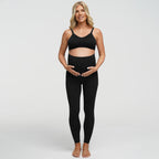 Seamless Umstandsleggings mit hohem Bund