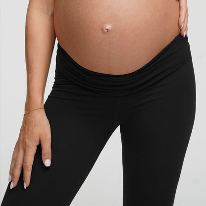 Seamless Umstandsleggings mit hohem Bund