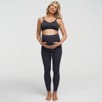Seamless Umstandsleggings mit hohem Bund