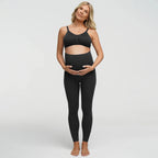 Seamless Umstandsleggings mit hohem Bund