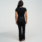 Cotton Flared Bootcut Leggings