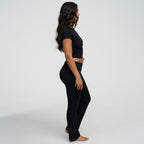 Cotton Flared Bootcut Leggings