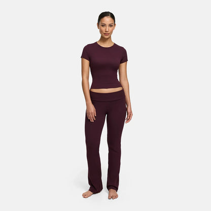 Cotton Flared Bootcut Leggings