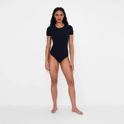 Crew Neck T-Shirt Bodysuit
