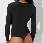 Crew Neck Longsleeve Bodysuit