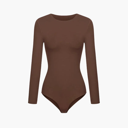 Crew Neck Longsleeve Bodysuit