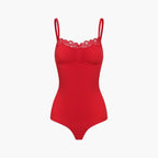 Lace Bodysuit Sculpting Shapewear mit String