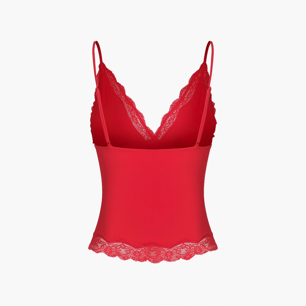 Deep Neck Lace Top