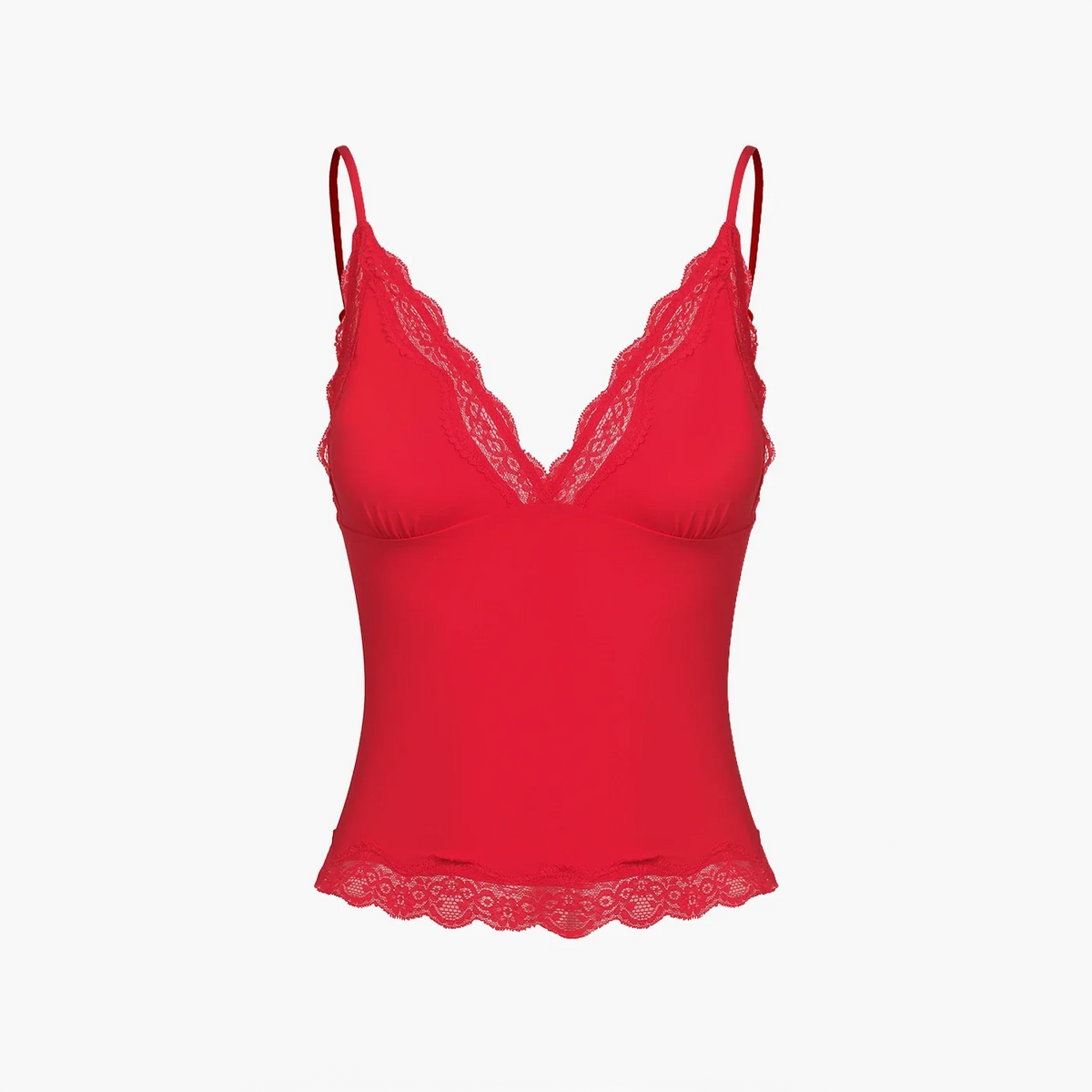 Deep Neck Lace Top