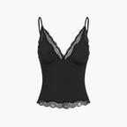Deep Neck Lace Top