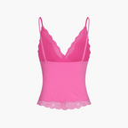 Deep Neck Lace Top