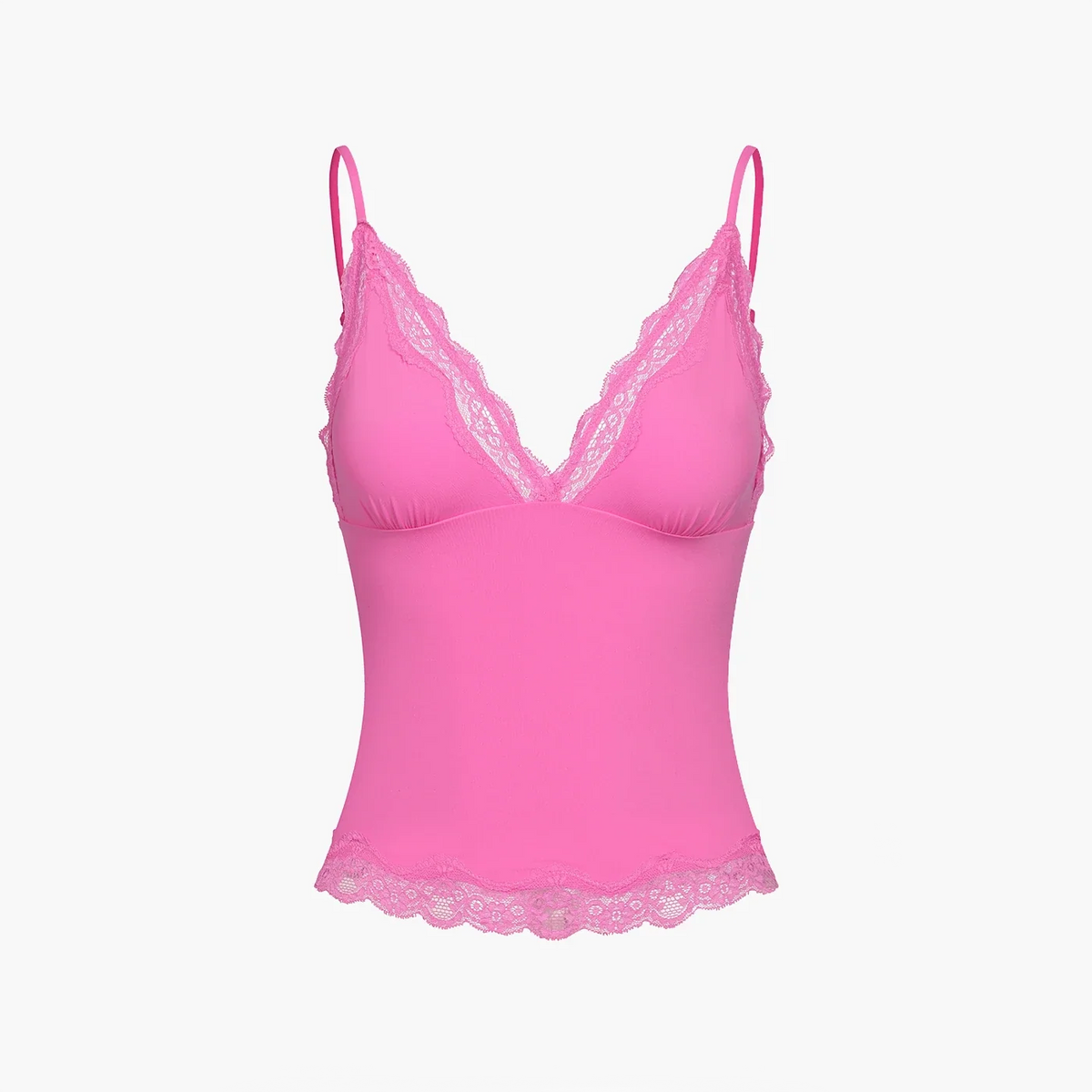 Deep Neck Lace Top