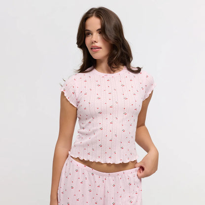 Soft Touch Jacquard Tee